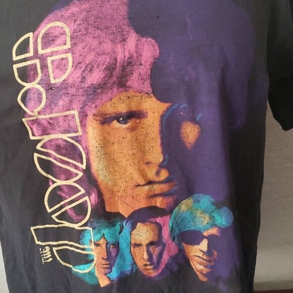 VTG 1990's The Doors Jim Morrison No One Gets Out Alive tshirt well worn - Picture 4 of 15